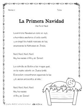 Spanish: Christmas/Las Posadas Songs by The Creative Workshop | TpT