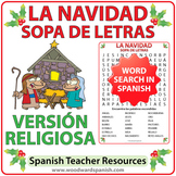 Spanish Christmas Religious Word Search