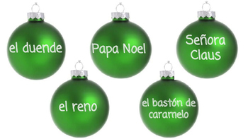 Preview of Spanish Christmas Vocabulary