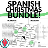 Spanish Christmas Vocabulary Activities - La Navidad BUNDLE