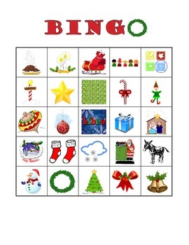 worksheets grade 4 for sample math Christmas de Bingo / Vocabulary Navidad Spanish by Bingo