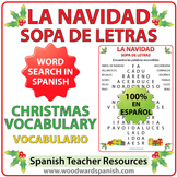 Spanish Christmas Word Search