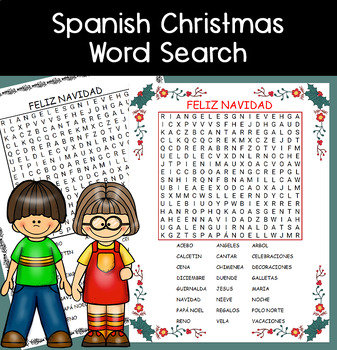 Spanish Christmas Word Search Puzzle by LailaBee | TPT