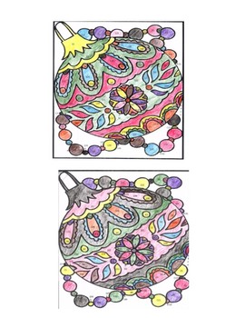Preview of Spanish Christmas color by number coloring page ( 2 forms!)