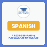 Spanish: Christmas recipe for Magdalenas Navideñas