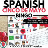 Spanish Cinco de Mayo Bingo - Spanish Games for Google Classroom