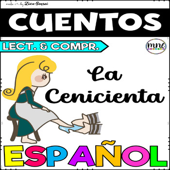 Preview of Spanish Cinderella Fairytale Reading Comprehension Cuento La Cenicienta