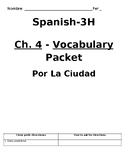 Spanish City, Community and Nieghborhood Vocabulary and Pr