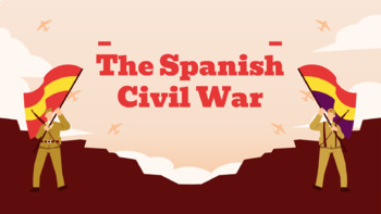 Preview of Spanish Civil War + Guernica Google Slides Presentation