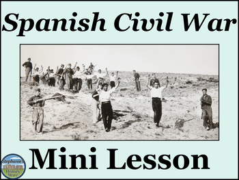 Preview of Spanish Civil War Mini Lesson