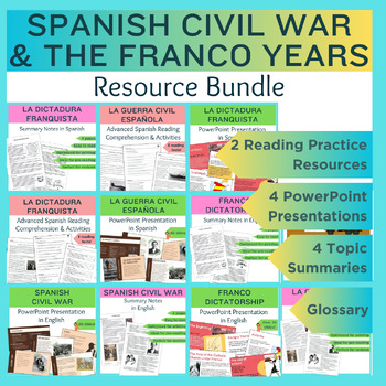 Preview of Bundle on Spanish Civil War & The Franco Years