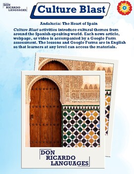 Preview of Spanish Class Culture Blast: Andalucía: The Heart of Spain