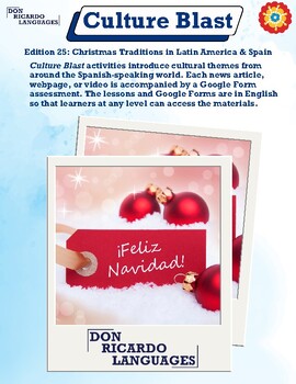 Preview of Spanish Class Culture Blast: Christmas Traditions in Latin America & Spain