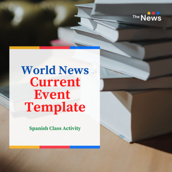 Preview of Spanish Class Current Event Article Template