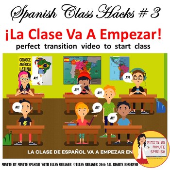 Preview of 003 Spanish Class Routine 90% TL _ Improved Classroom Managment Start of Class