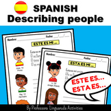 Spanish Class - Personal Descriptions - Describing people 