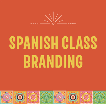 Preview of Spanish Class Presentation Template (Fonts, Colors, Illustrations and Branding)