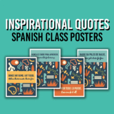 Spanish Class Proverb Posters | Bilingual Classroom Decorations