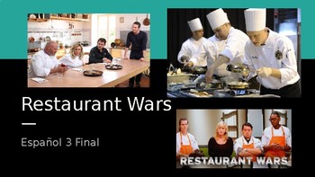 Preview of Spanish Class Restaurant Wars Final Project/ Proyecto del restaurante