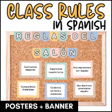 Spanish Class Rules Posters | Reglas del Salón
