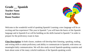 Preview of Spanish Class Syllabus (editable)