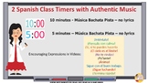 Spanish Class Timers with Bachata Music - Ten Minutes and 