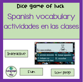 Spanish Classroom Activities Vocabulary Editable Game of K