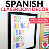 Spanish Posters Bilingual English Spanish Classroom Décor 