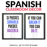 Spanish Classroom Décor ESL, ELL, Bilingual Inspirational 