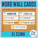 Spanish Classroom Decor 50 Weather Word Wall Cards Posters