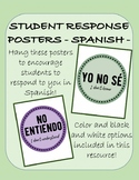 Spanish Classroom Decor, Common Phrases Posters (Color and