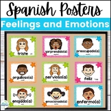 Spanish Classroom Decor Feelings Emotions Posters Colorful