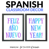 Spanish Happy New Year Free Poster - Feliz Año Nuevo