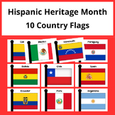Spanish Classroom Decor Spanish Speaking Countries Flags-H