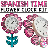 Spanish Classroom Decor Spanish Time Flower Clock Kit for La Hora