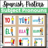 Spanish Classroom Decor  Subject Pronoun Posters