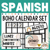 SPANISH Boho Rainbow Theme Calendar Set, Super 7 Posters, 