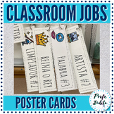 Spanish Classroom Job Cards / Posters | Editable