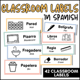 Spanish Classroom Labels | Etiquetas para clase de Español