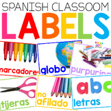 Spanish Classroom Labels with Real Pictures | Classroom Or