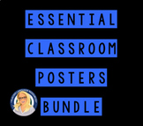Spanish Classroom Posters BUNDLE Rejoinders, Questions wor