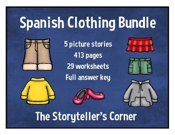 Preview of Spanish Clothing Picture Book Bundle