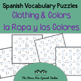 Spanish Clothing & Colors, La Ropa y Los Colores, Vocabula