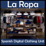 Spanish Clothing Digital Unit - Video Project, Lessons & G
