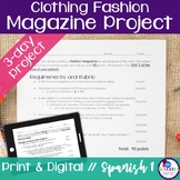 Spanish Clothing Fashion Magazine Project - culminating as
