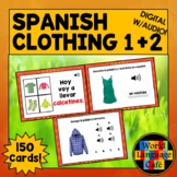 Spanish Clothing Boom Cards, Spanish Digital Flashcards, T