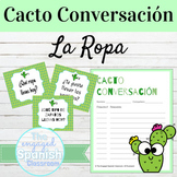 Spanish Clothing La Ropa Cacto Conversación Speaking Activity