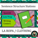 Spanish Clothing / Ropa Descriptions: Sentence Structure C