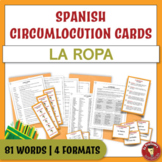 Spanish Clothing Vocabulary Circumlocution Activity to Pra