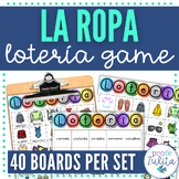 Spanish Clothing Vocabulary Practice Lotería Game - La Ropa BINGO